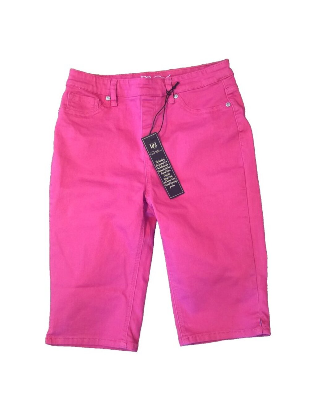 Classic Stretch Bermuda Shorts NEW Diane Gilman DG2 Size M